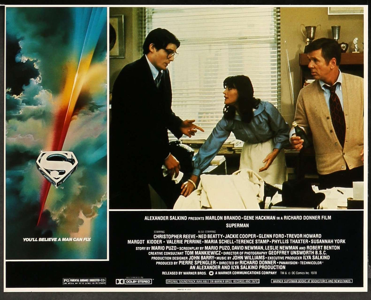 Superman: The Movie (1978) Lobby Cards - Set of 8 original movie poster for sale at Originalfilmart