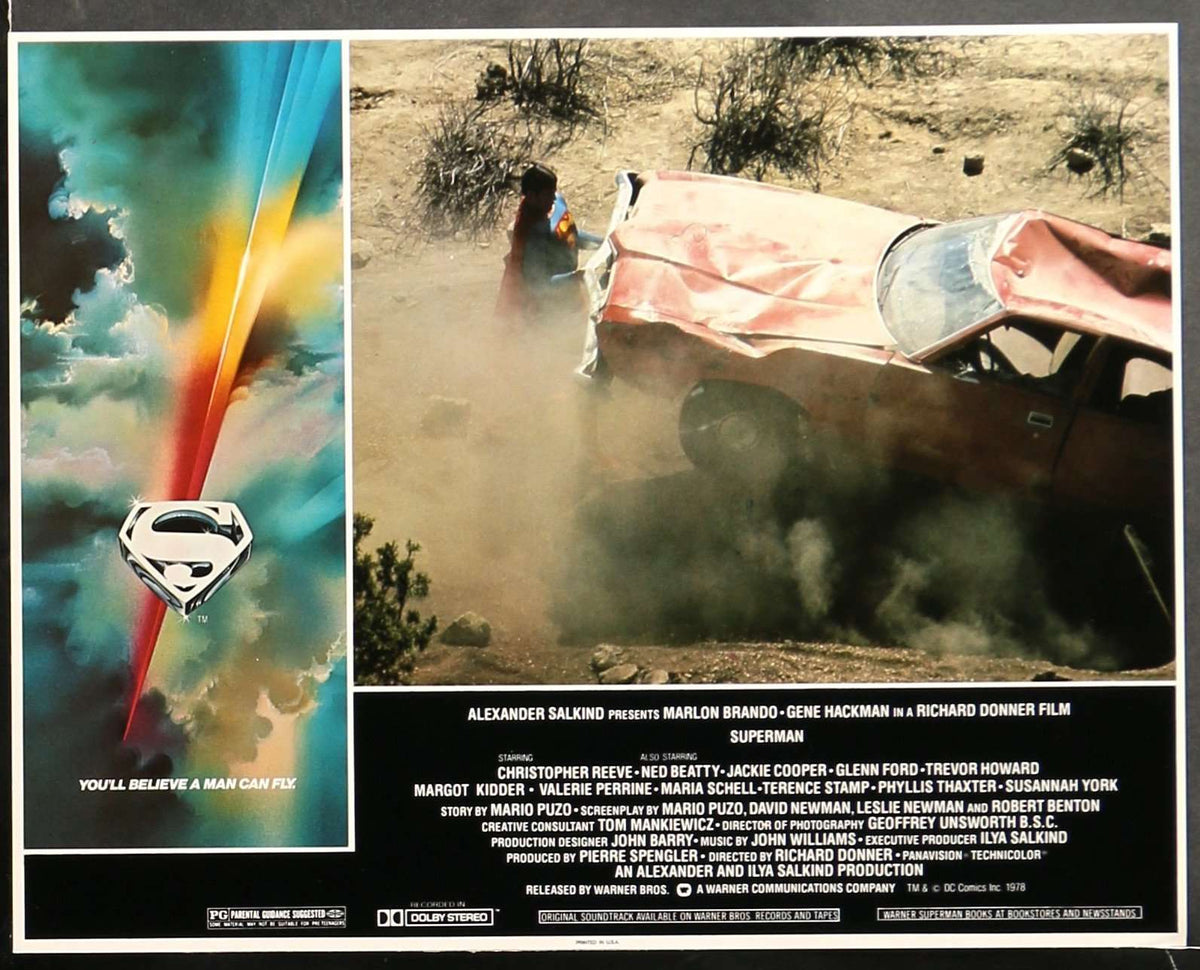 Superman: The Movie (1978) Lobby Cards - Set of 8 original movie poster for sale at Originalfilmart