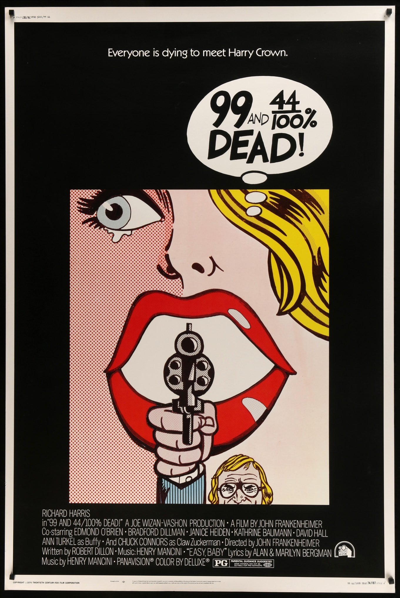 99 and 44/100% Dead (1974) original movie poster for sale at Originalfilmart