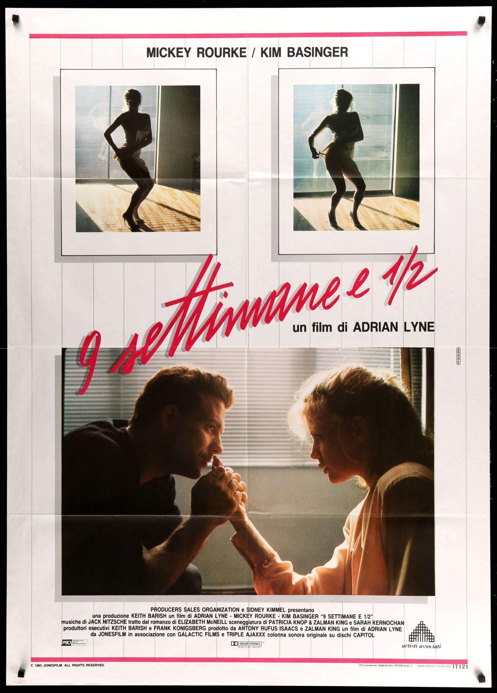 9 1/2 Weeks (1986) original movie poster for sale at Originalfilmart