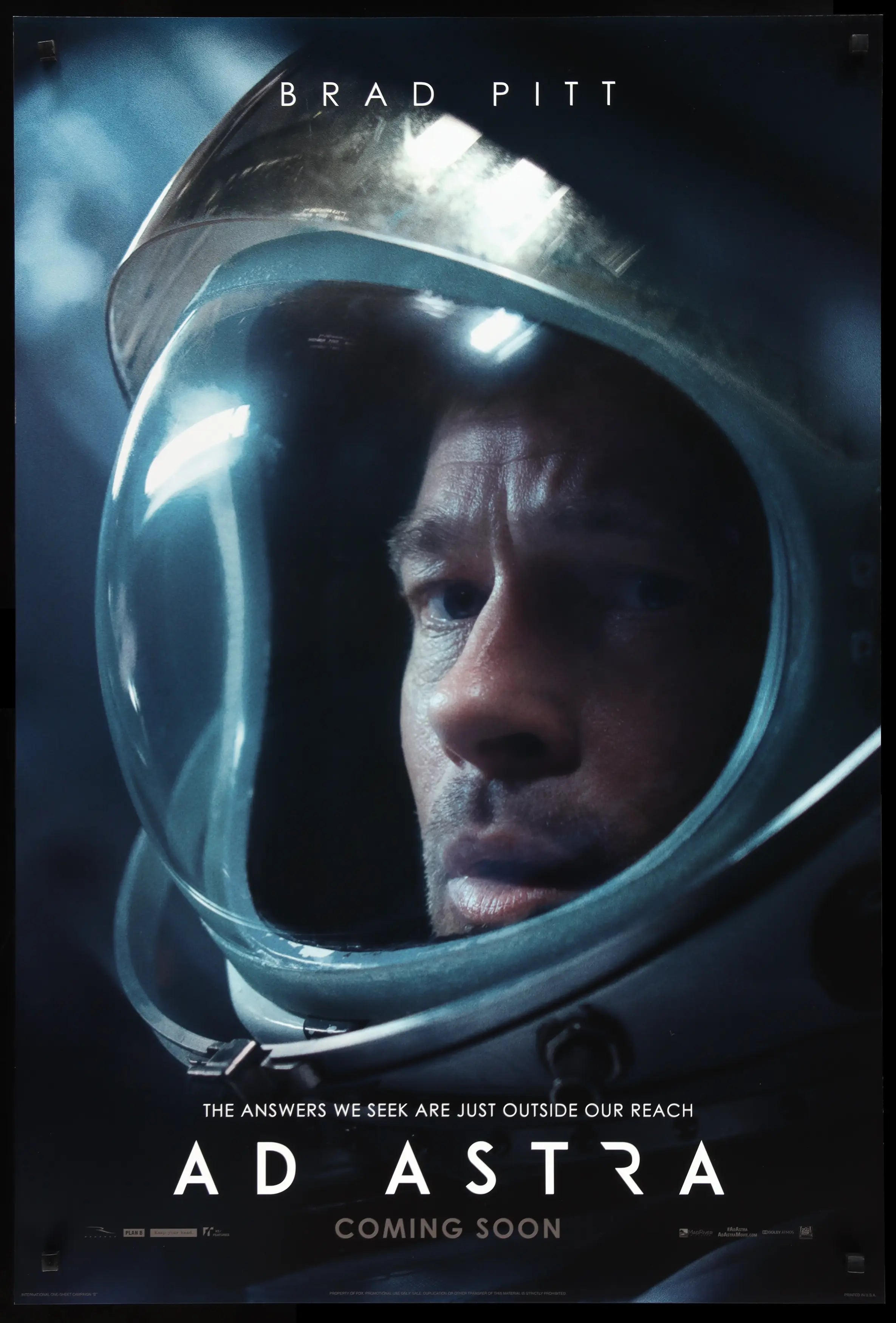 Ad Astra (2019) original movie poster for sale at Originalfilmart