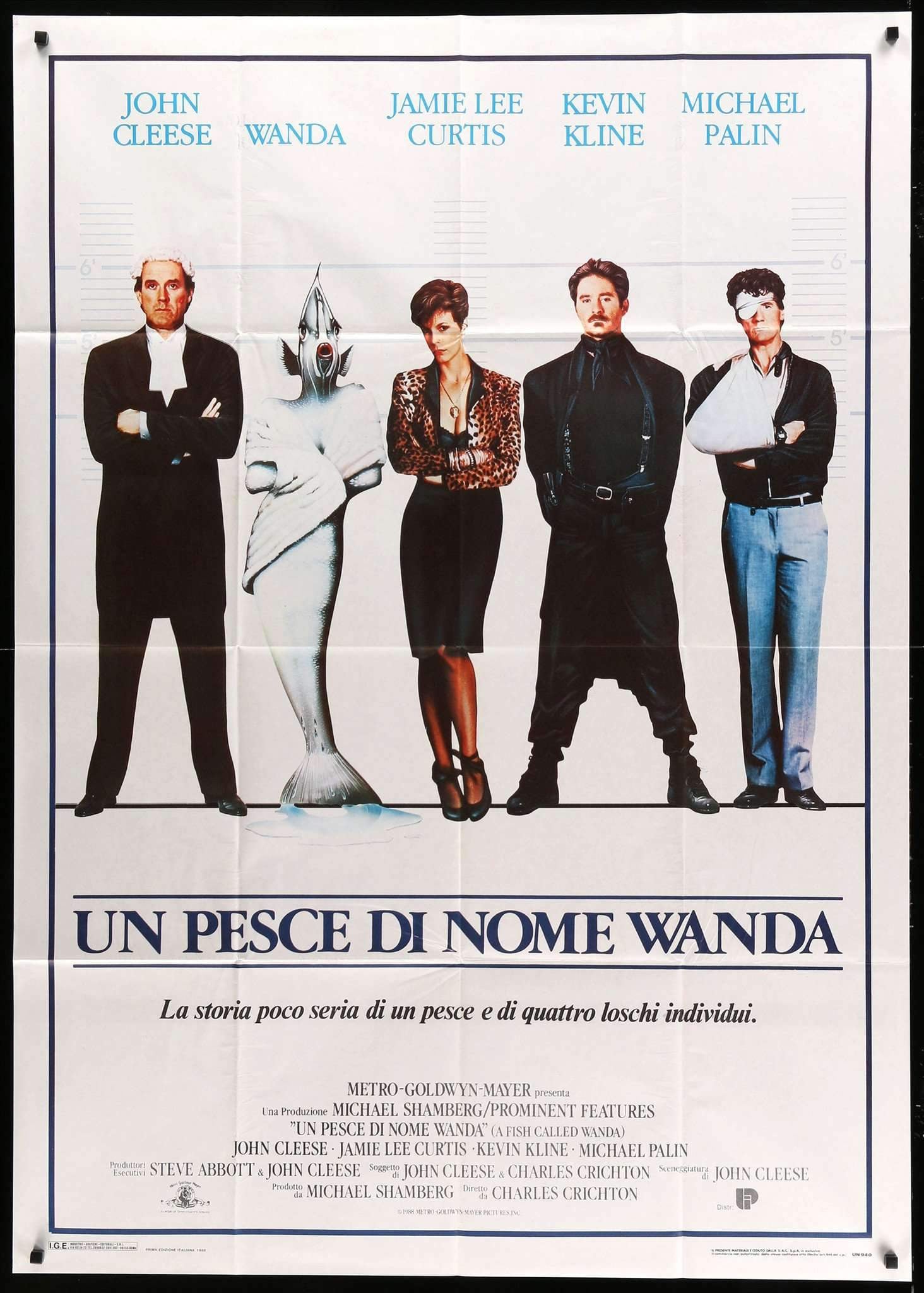 Fish Called Wanda (1988) original movie poster for sale at Originalfilmart