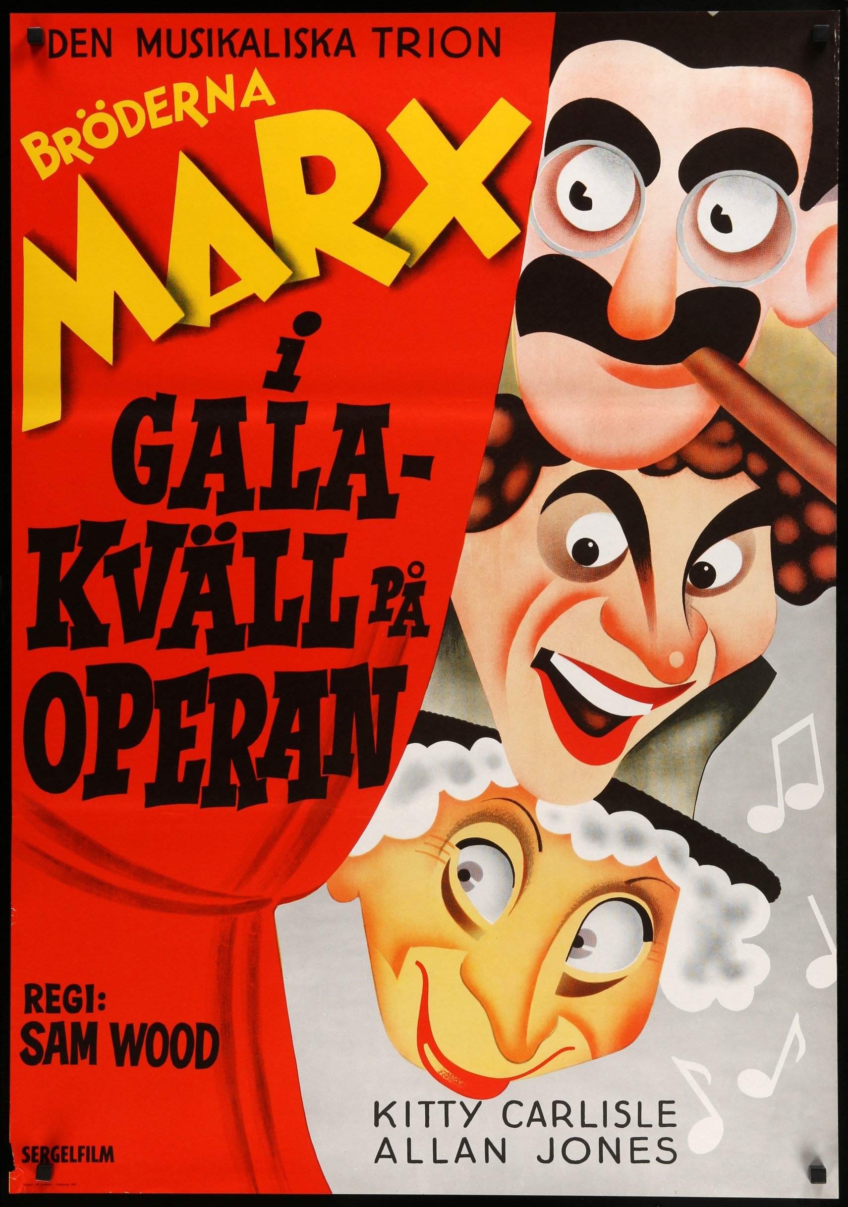 Night at the Opera (1935) original movie poster for sale at Originalfilmart