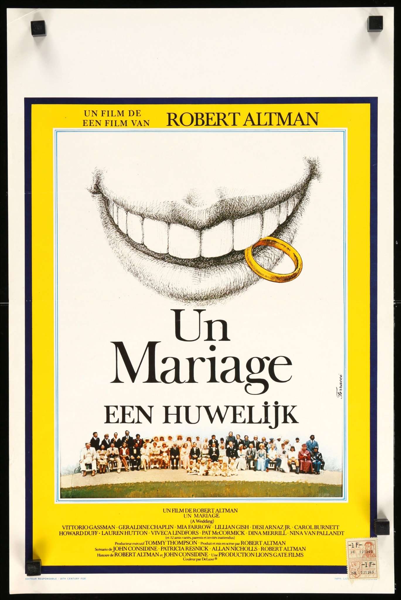 Wedding (1978) original movie poster for sale at Originalfilmart