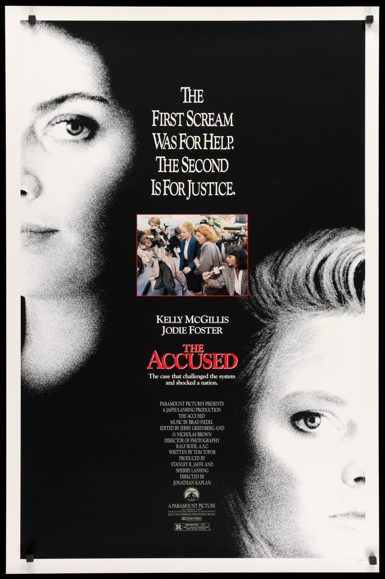 Accused (1988) original movie poster for sale at Originalfilmart