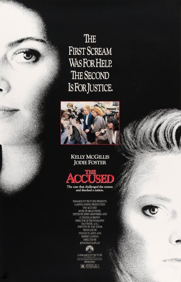 Accused (1988) original movie poster for sale at Originalfilmart