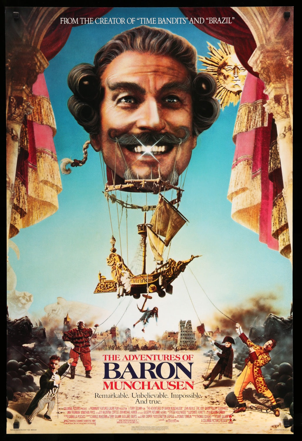 Adventures of Baron Munchausen (1988) original movie poster for sale at Originalfilmart