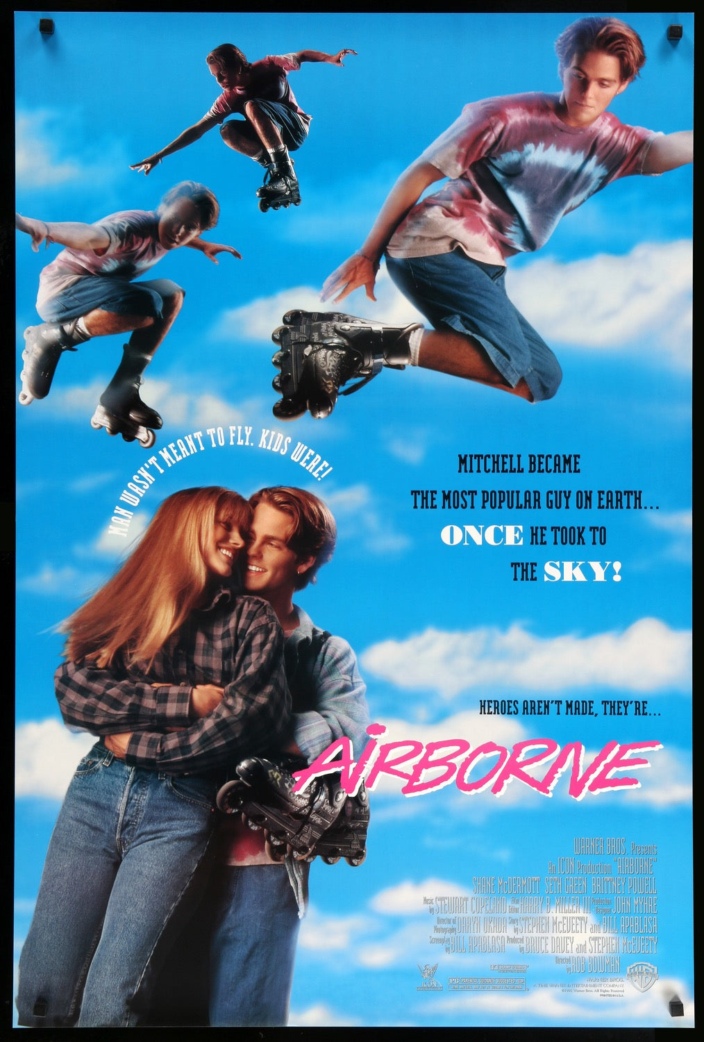 Airborne (1993) original movie poster for sale at Originalfilmart