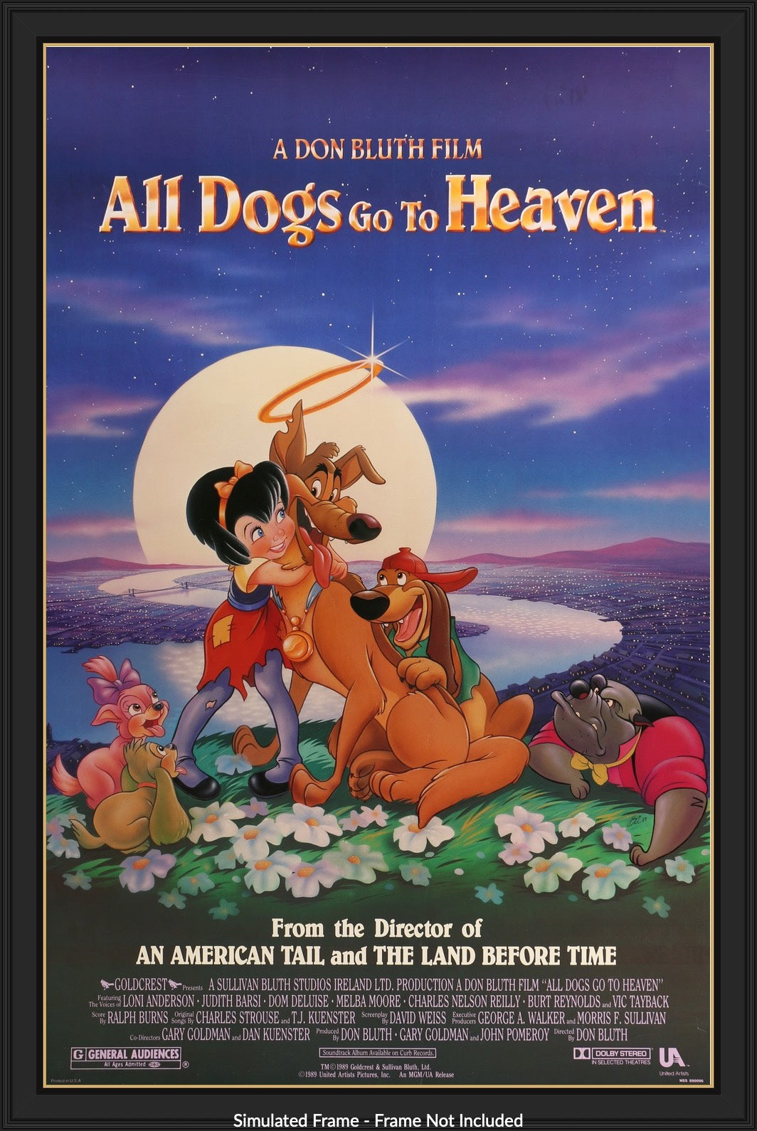 All Dogs Go To Heaven (1989) original movie poster for sale at Originalfilmart