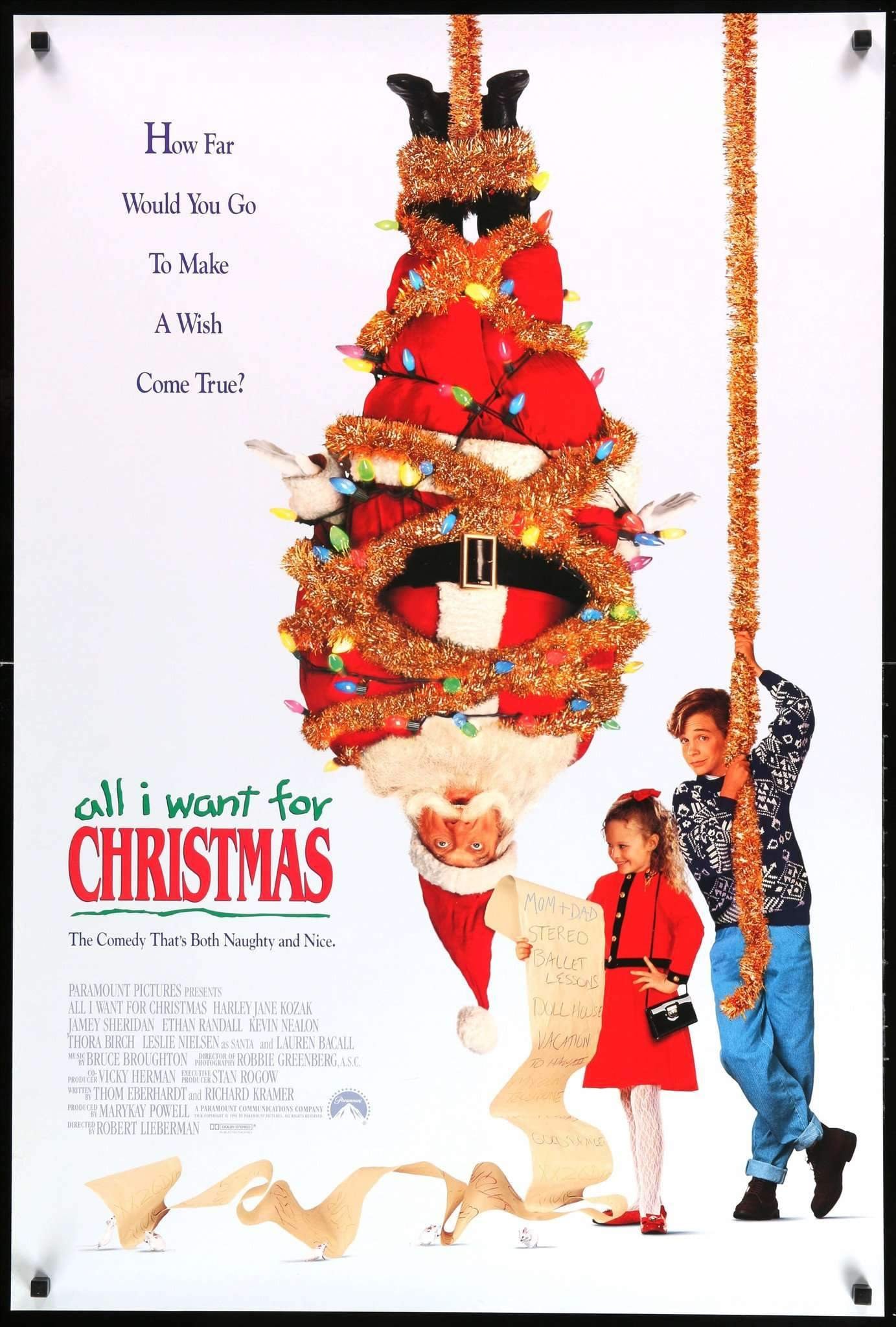 All I Want for Christmas (1991) original movie poster for sale at Originalfilmart