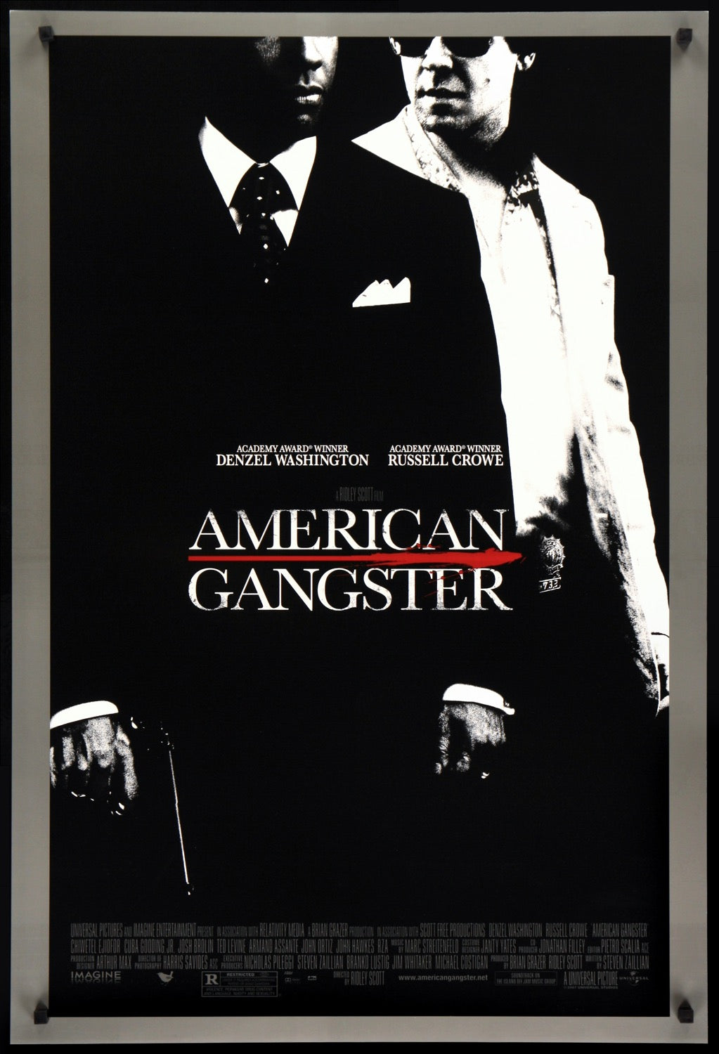 American Gangster (2007) original movie poster for sale at Originalfilmart