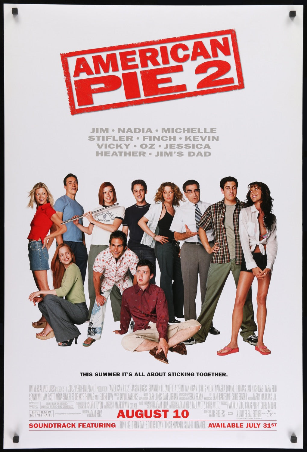 American Pie 2 (2001) original movie poster for sale at Originalfilmart