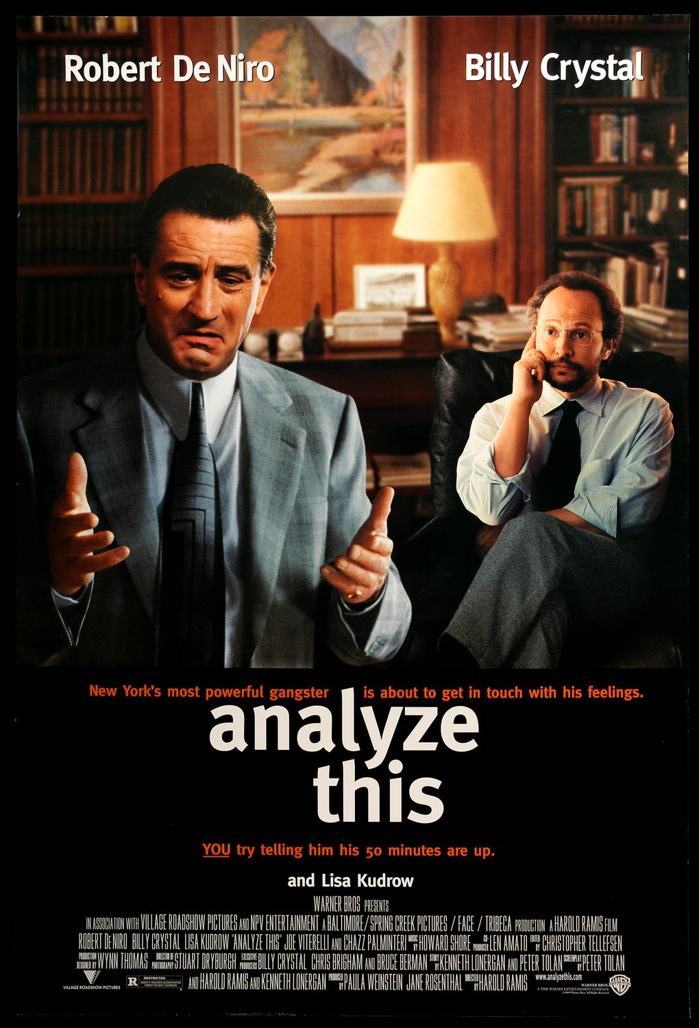 Analyze This (1999) original movie poster for sale at Originalfilmart