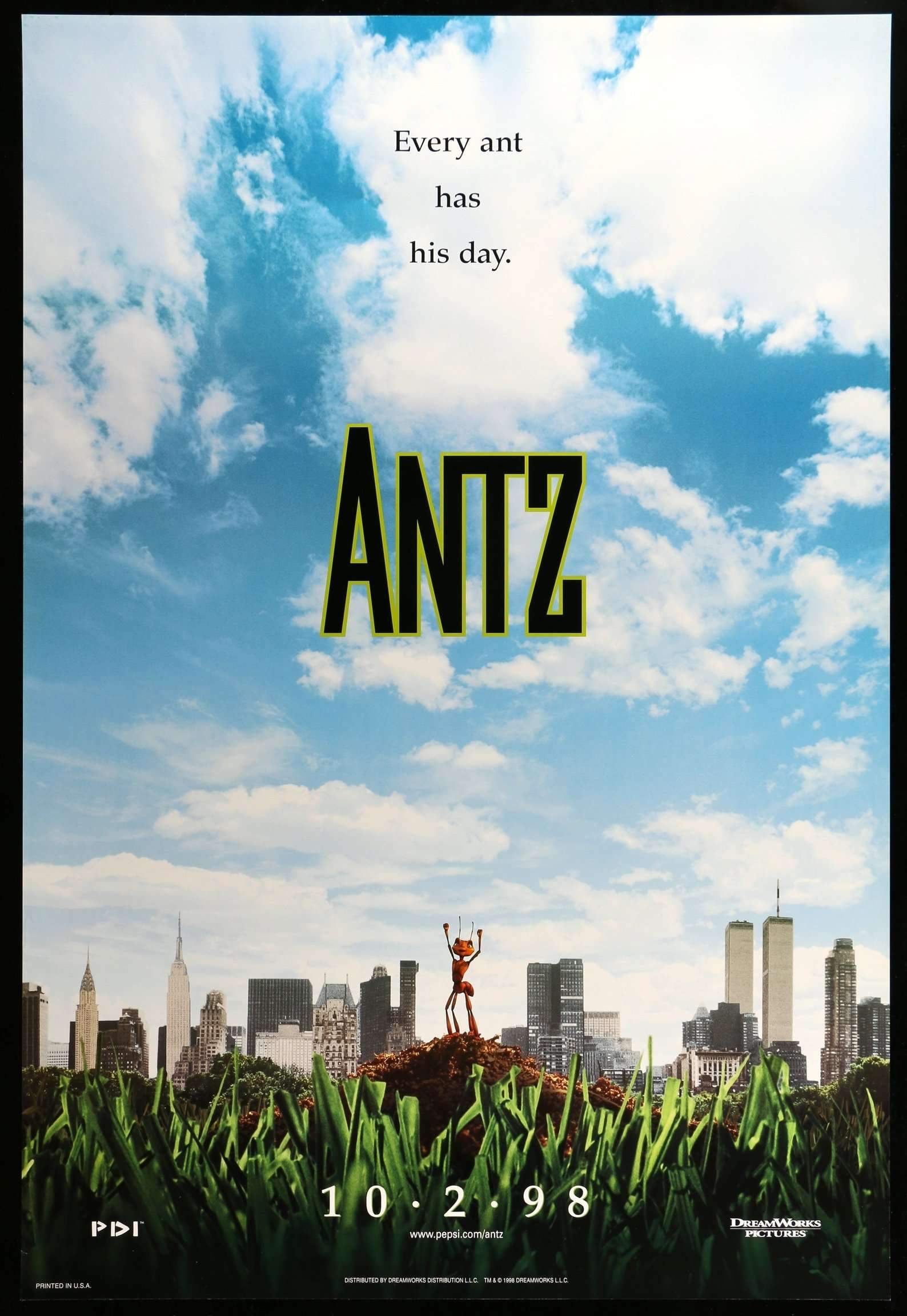 Antz (1998) original movie poster for sale at Originalfilmart