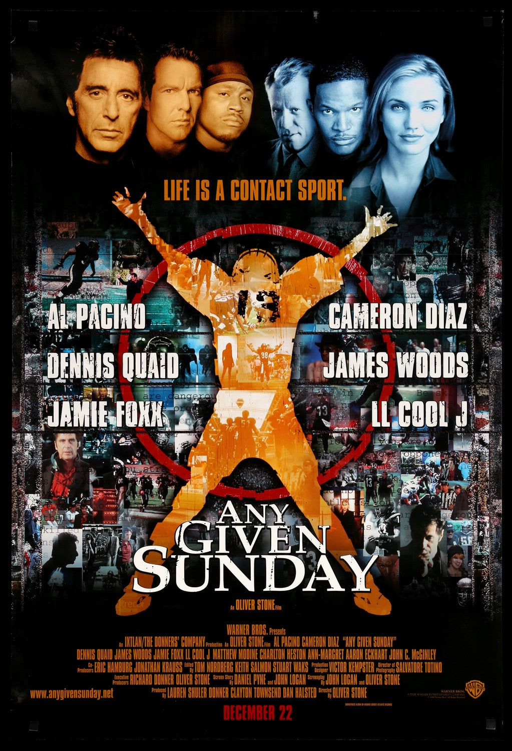 Any Given Sunday (1999) original movie poster for sale at Originalfilmart