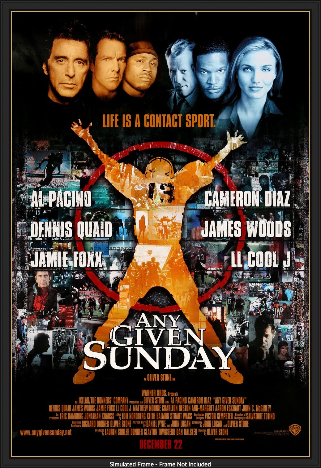 Any Given Sunday (1999) original movie poster for sale at Originalfilmart
