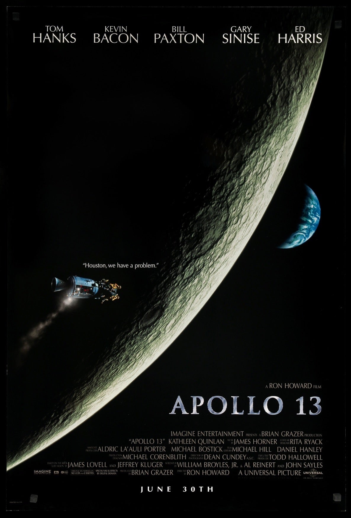 Apollo 13 (1995) original movie poster for sale at Originalfilmart