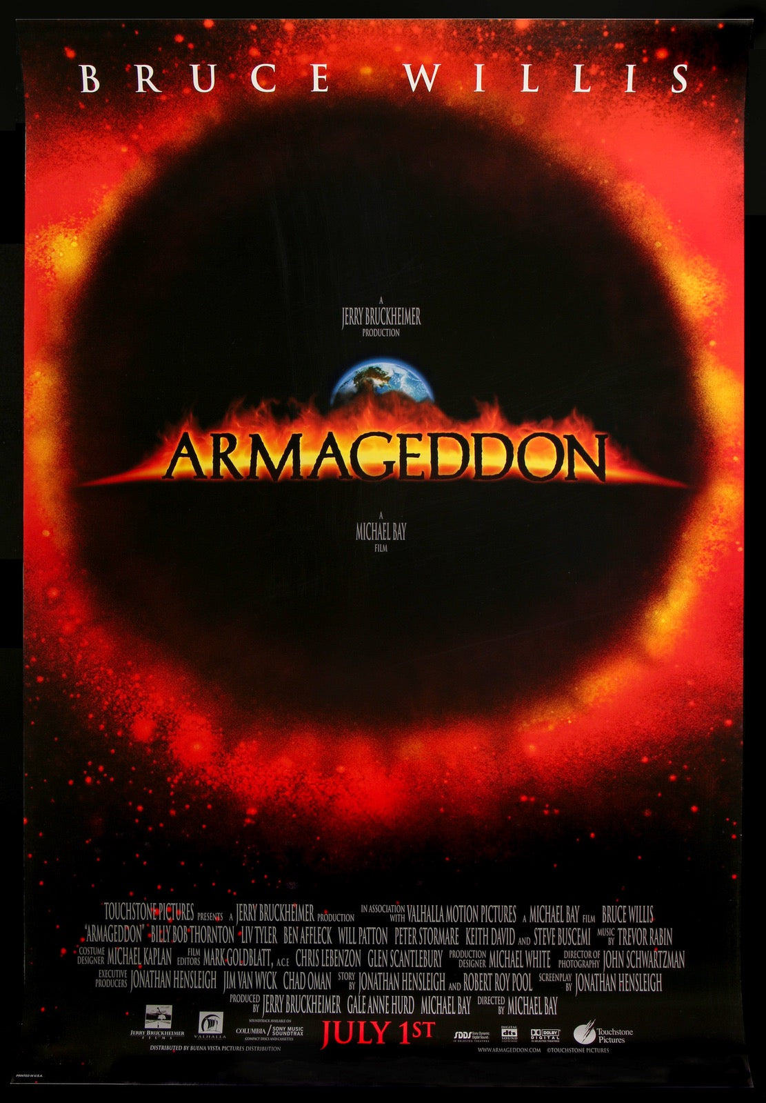 Armageddon (1998) original movie poster for sale at Originalfilmart