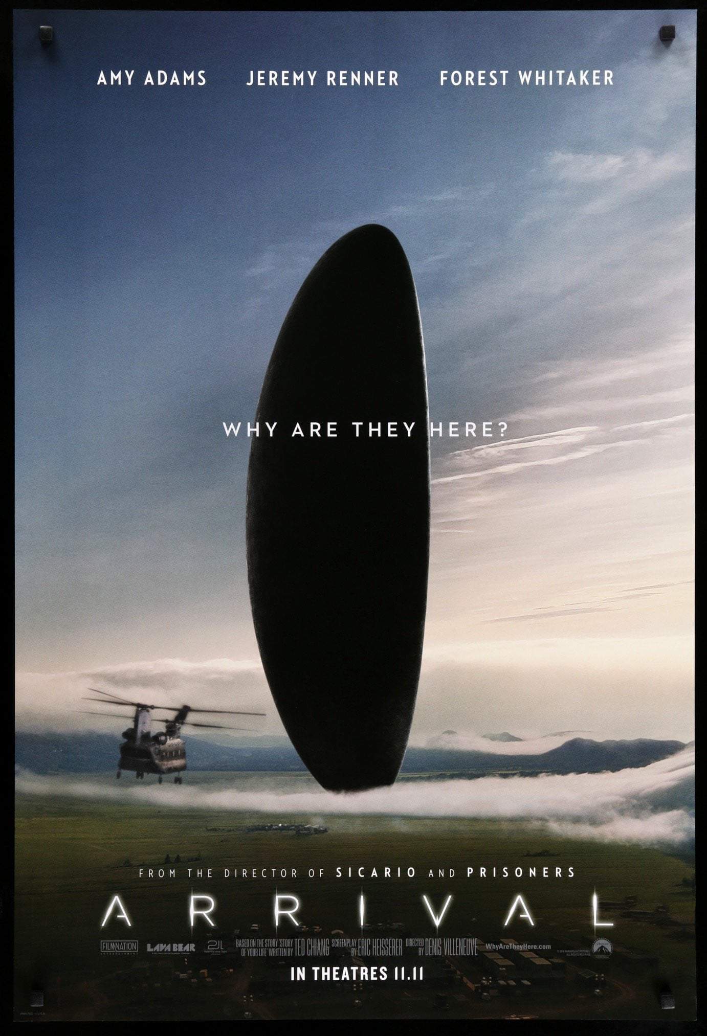 Arrival (2016) original movie poster for sale at Originalfilmart
