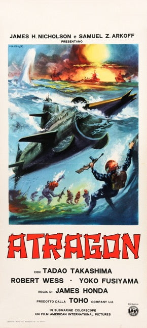 Atragon (1963) original movie poster for sale at Originalfilmart