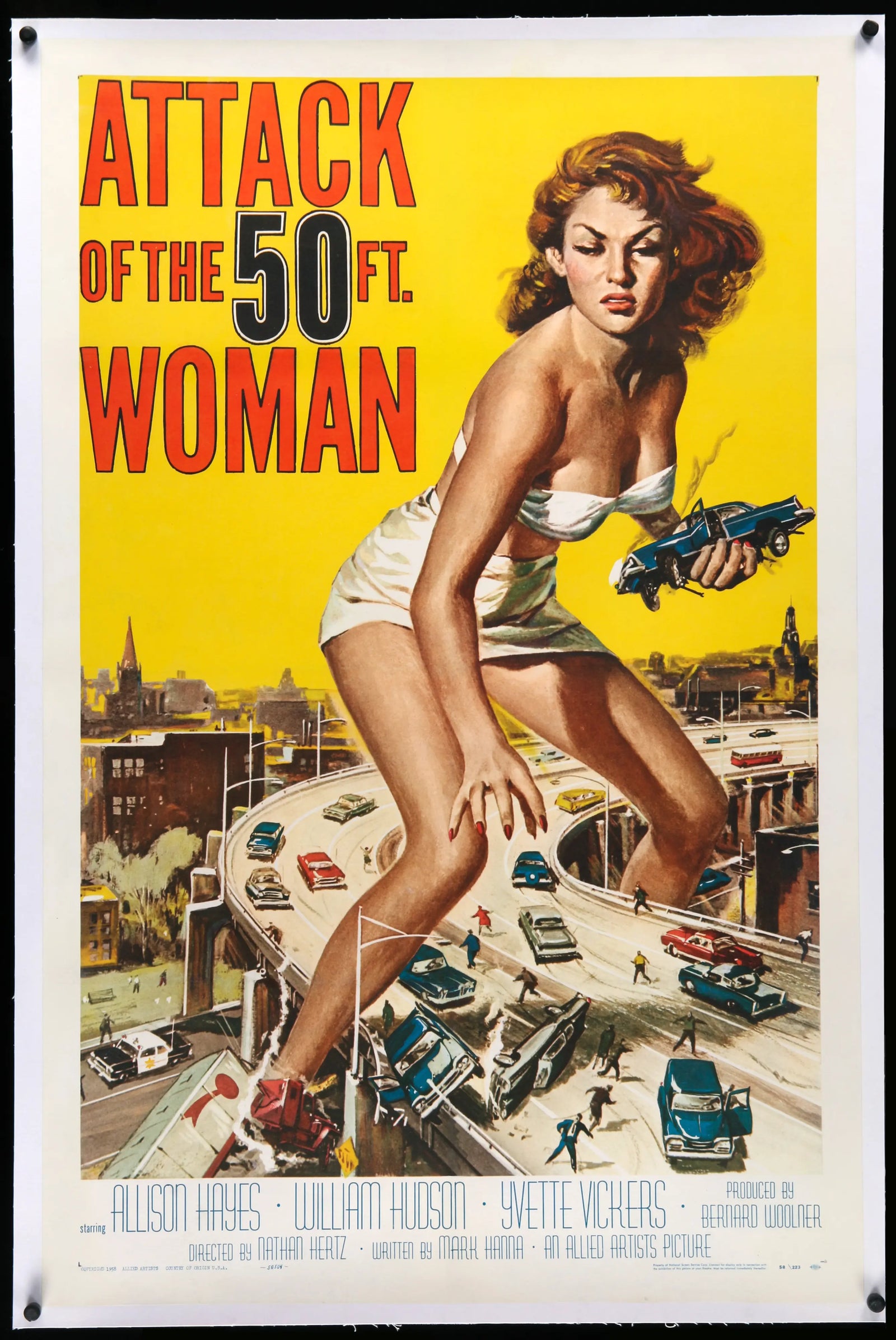 Attack of the 50 Foot Woman (1958) original movie poster for sale at Originalfilmart