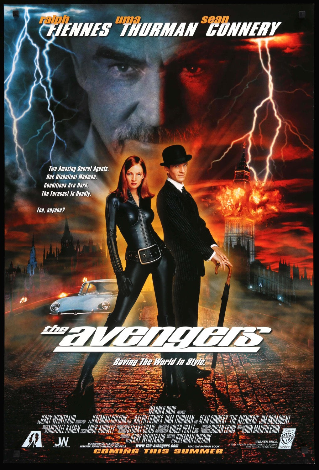 Avengers (1998) original movie poster for sale at Originalfilmart