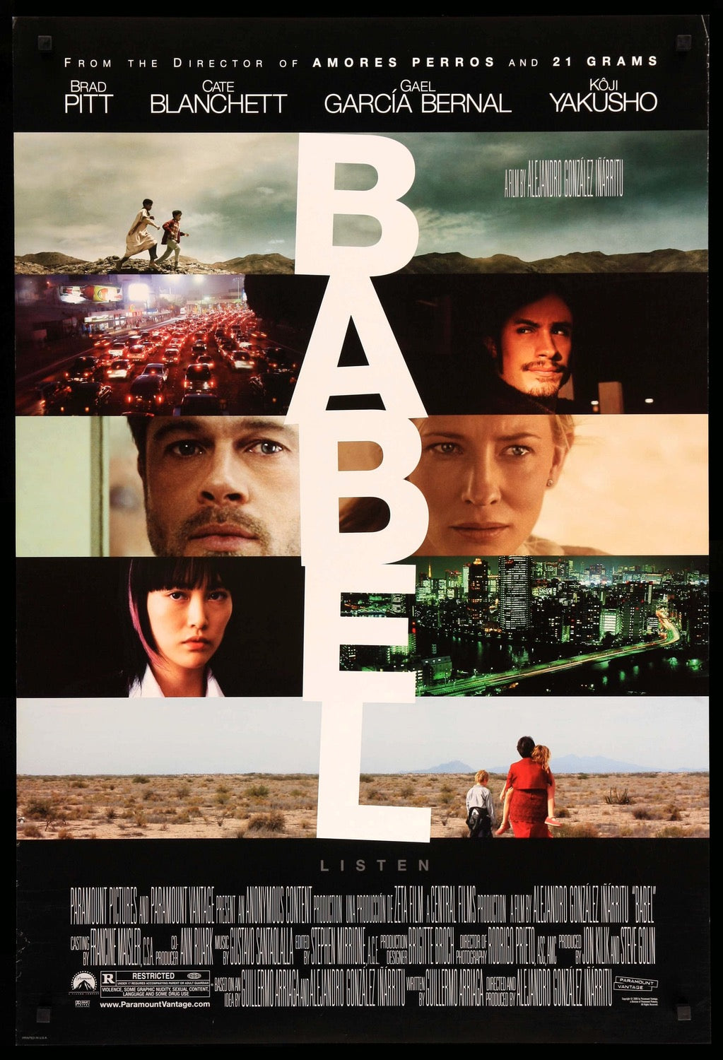 Babel (2006) original movie poster for sale at Originalfilmart