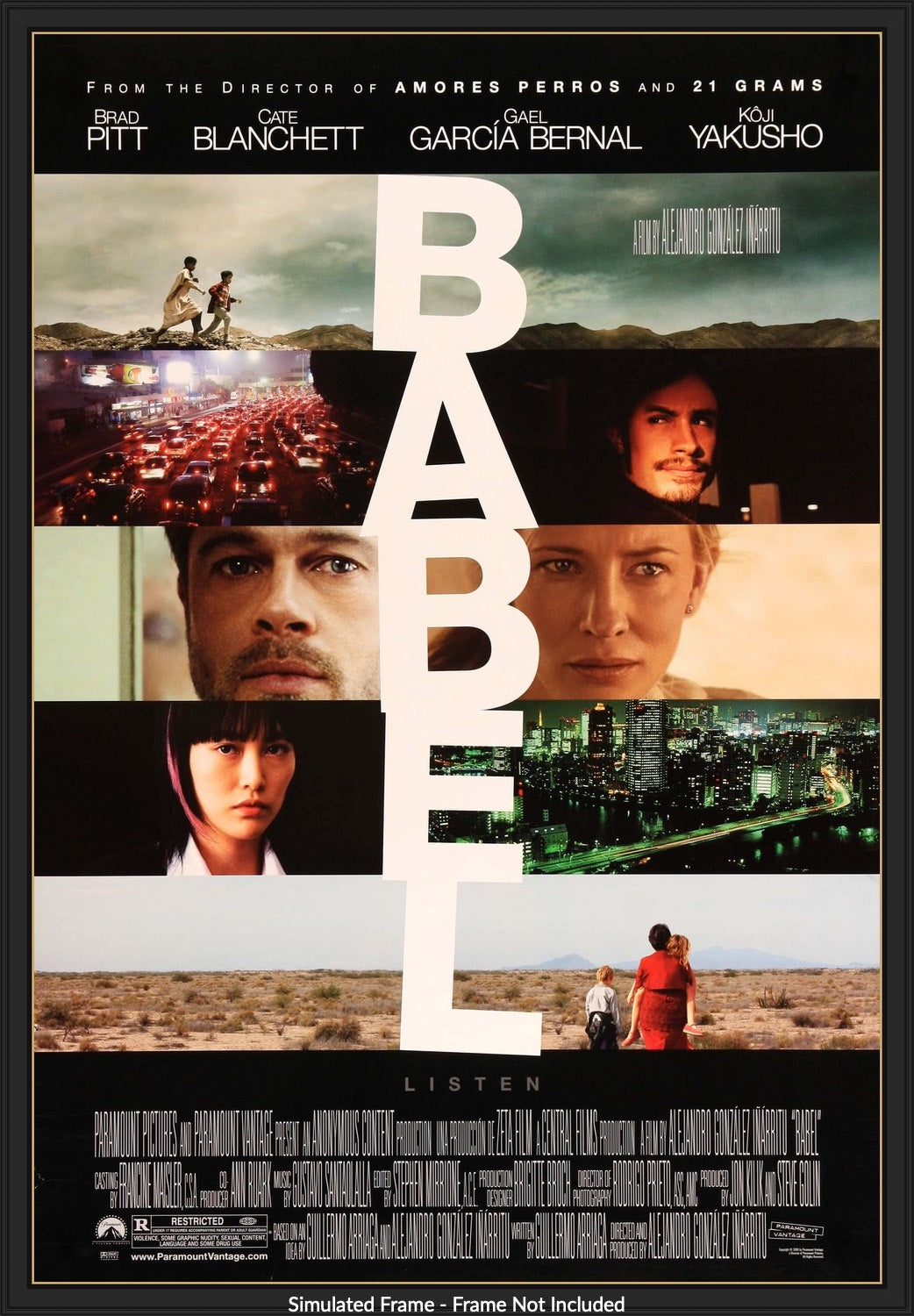 Babel (2006) original movie poster for sale at Originalfilmart