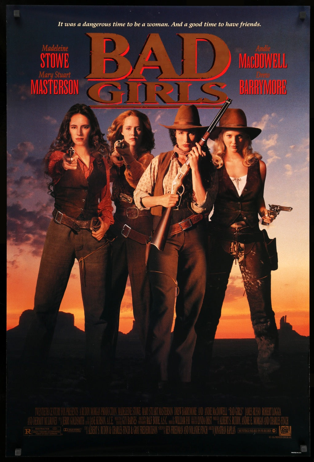 Bad Girls (1994) original movie poster for sale at Originalfilmart
