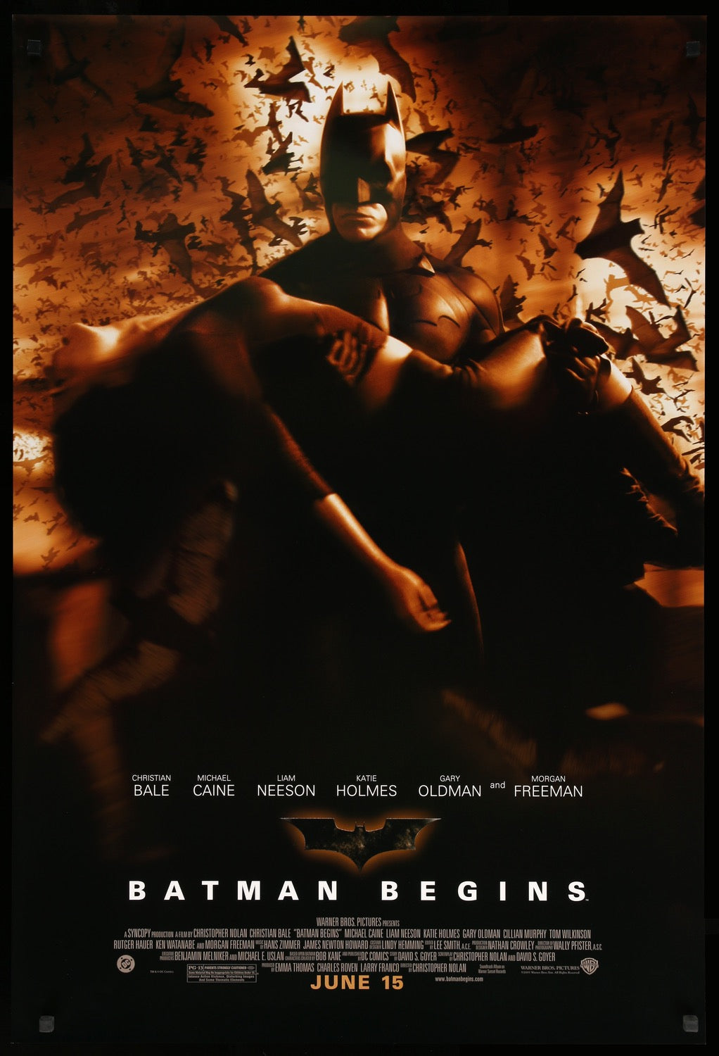 Batman Begins (2005) original movie poster for sale at Originalfilmart