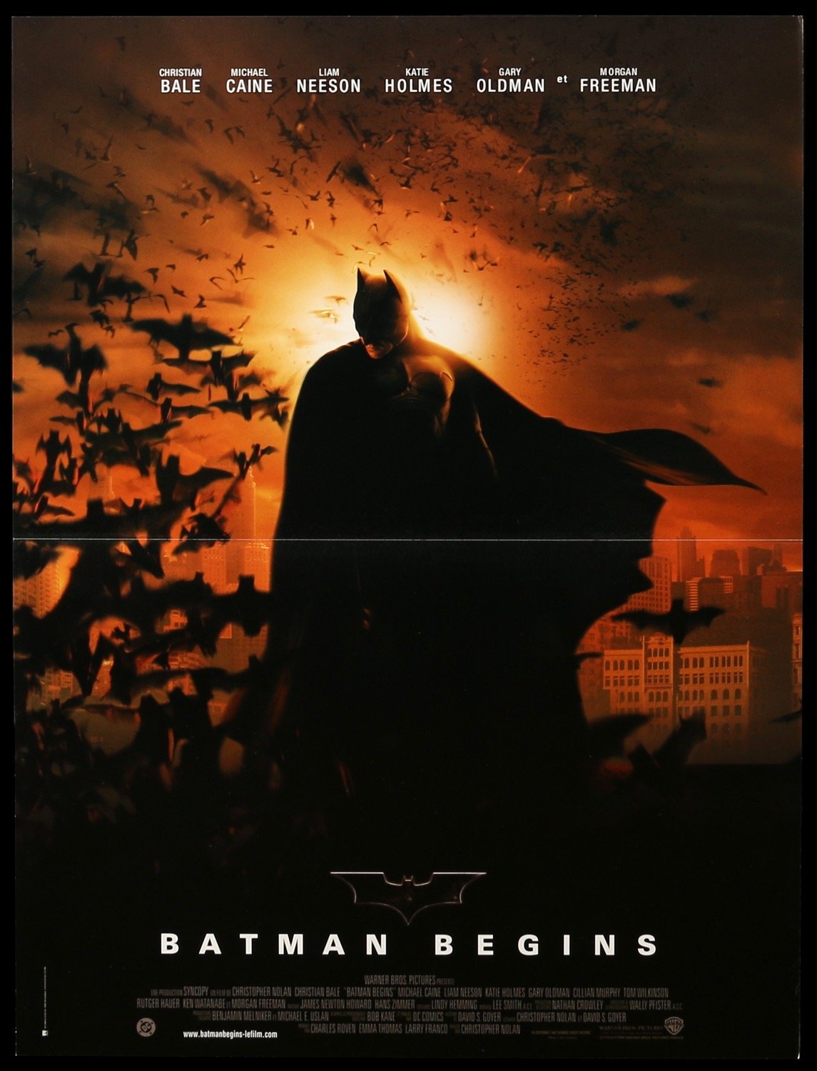 Batman Begins (2005) original movie poster for sale at Originalfilmart