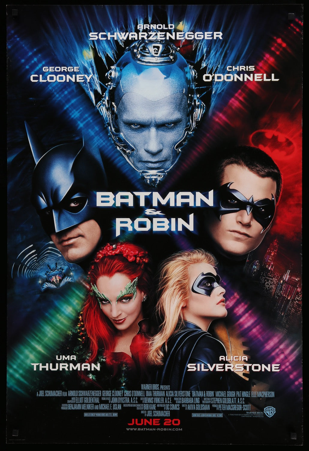 Batman and Robin (1997) original movie poster for sale at Originalfilmart