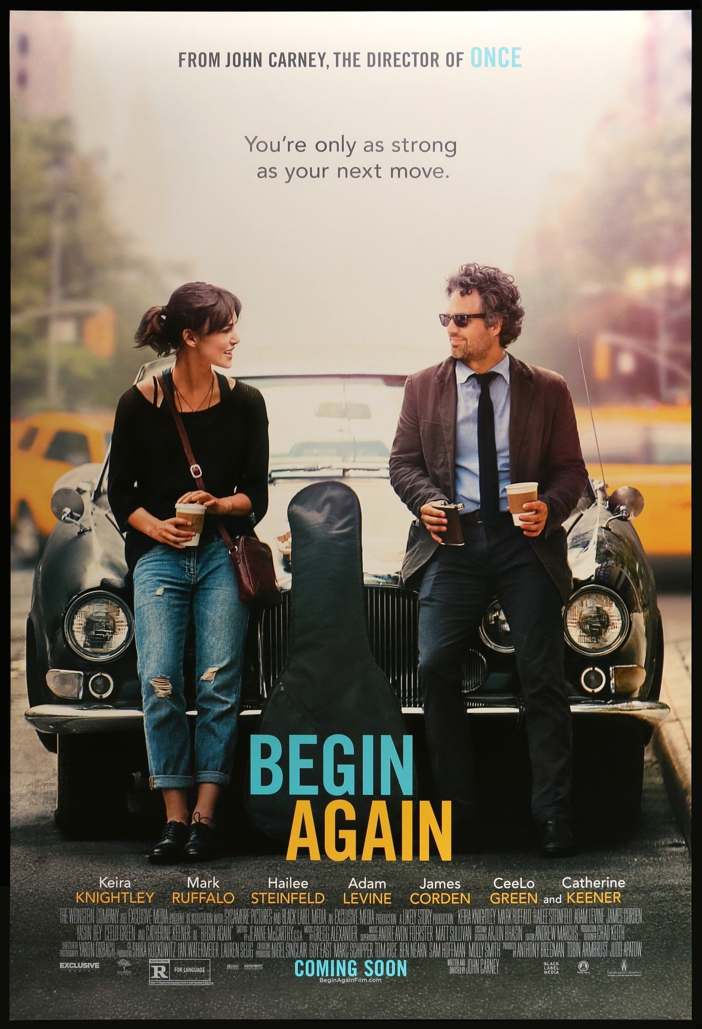 Begin Again (2013) original movie poster for sale at Originalfilmart