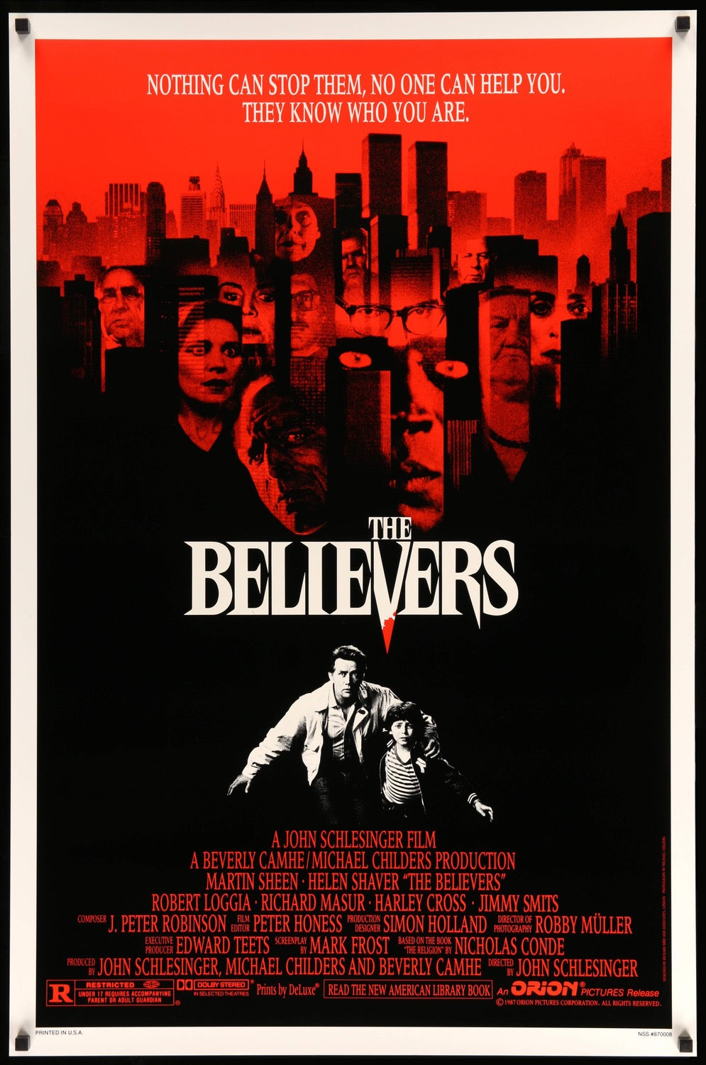 Believers (1987) original movie poster for sale at Originalfilmart