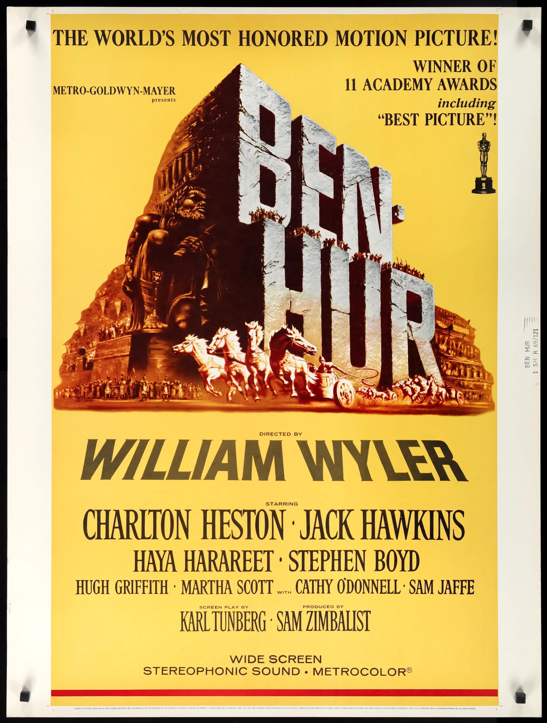 Ben Hur (1959) original movie poster for sale at Originalfilmart