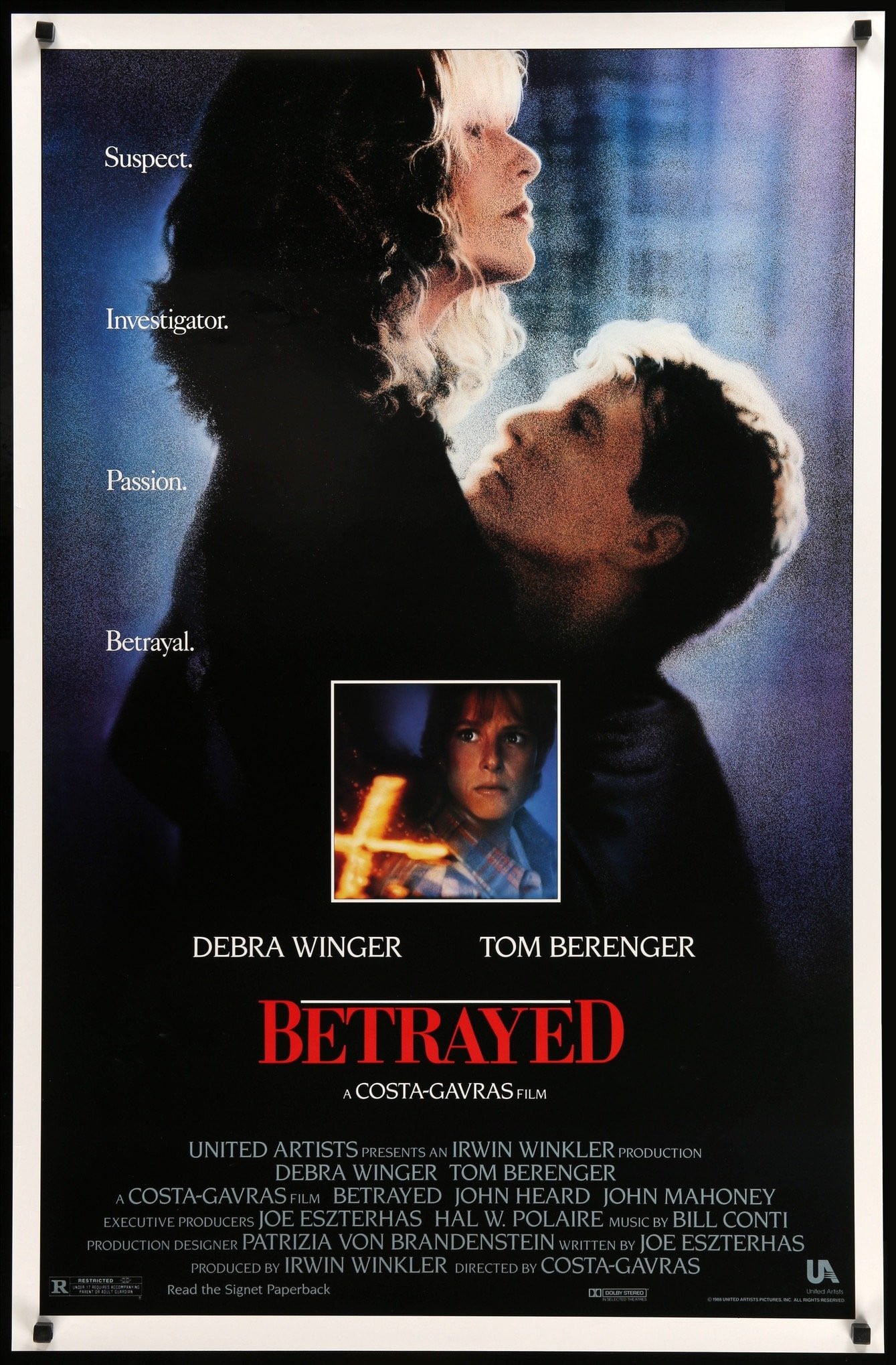 Betrayed (1988) original movie poster for sale at Originalfilmart