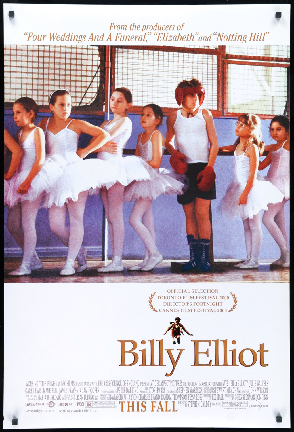 Billy Elliot (2000) original movie poster for sale at Originalfilmart