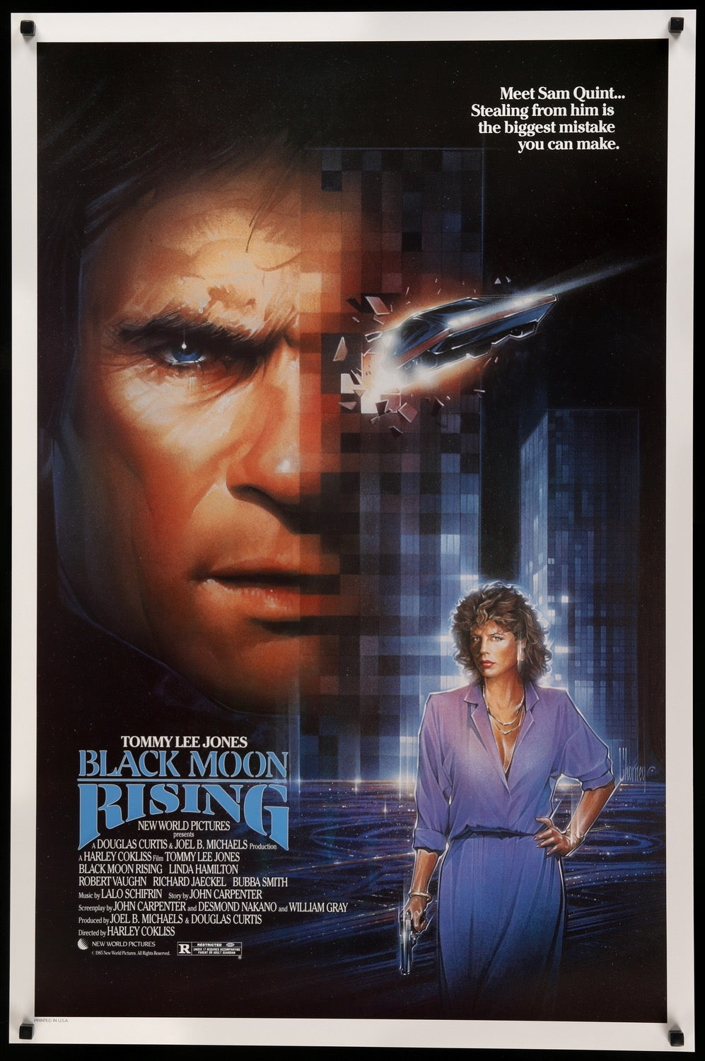 Black Moon Rising (1986) original movie poster for sale at Originalfilmart