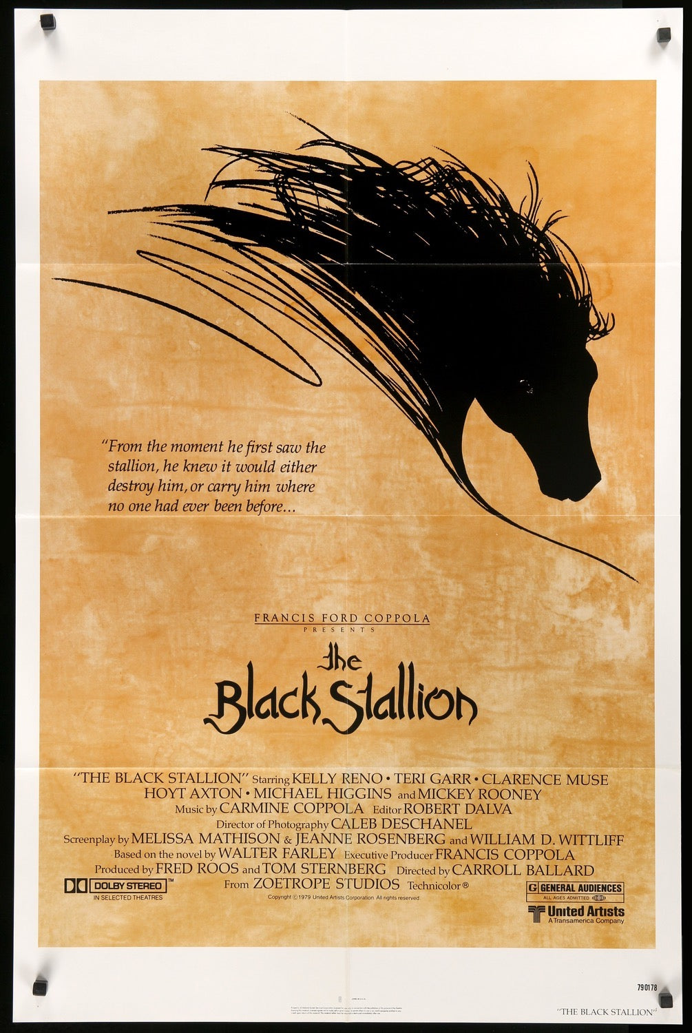 Black Stallion (1979) original movie poster for sale at Originalfilmart
