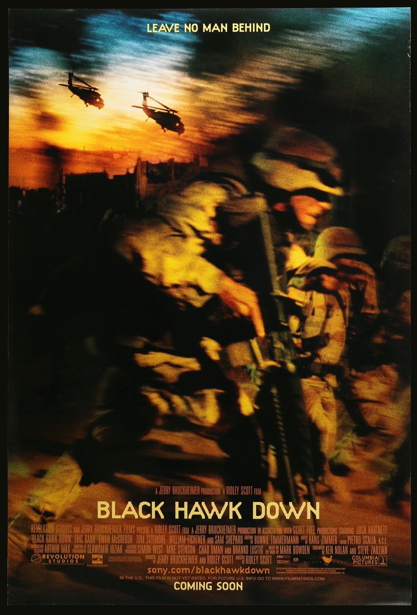 Black Hawk Down (2001) original movie poster for sale at Originalfilmart