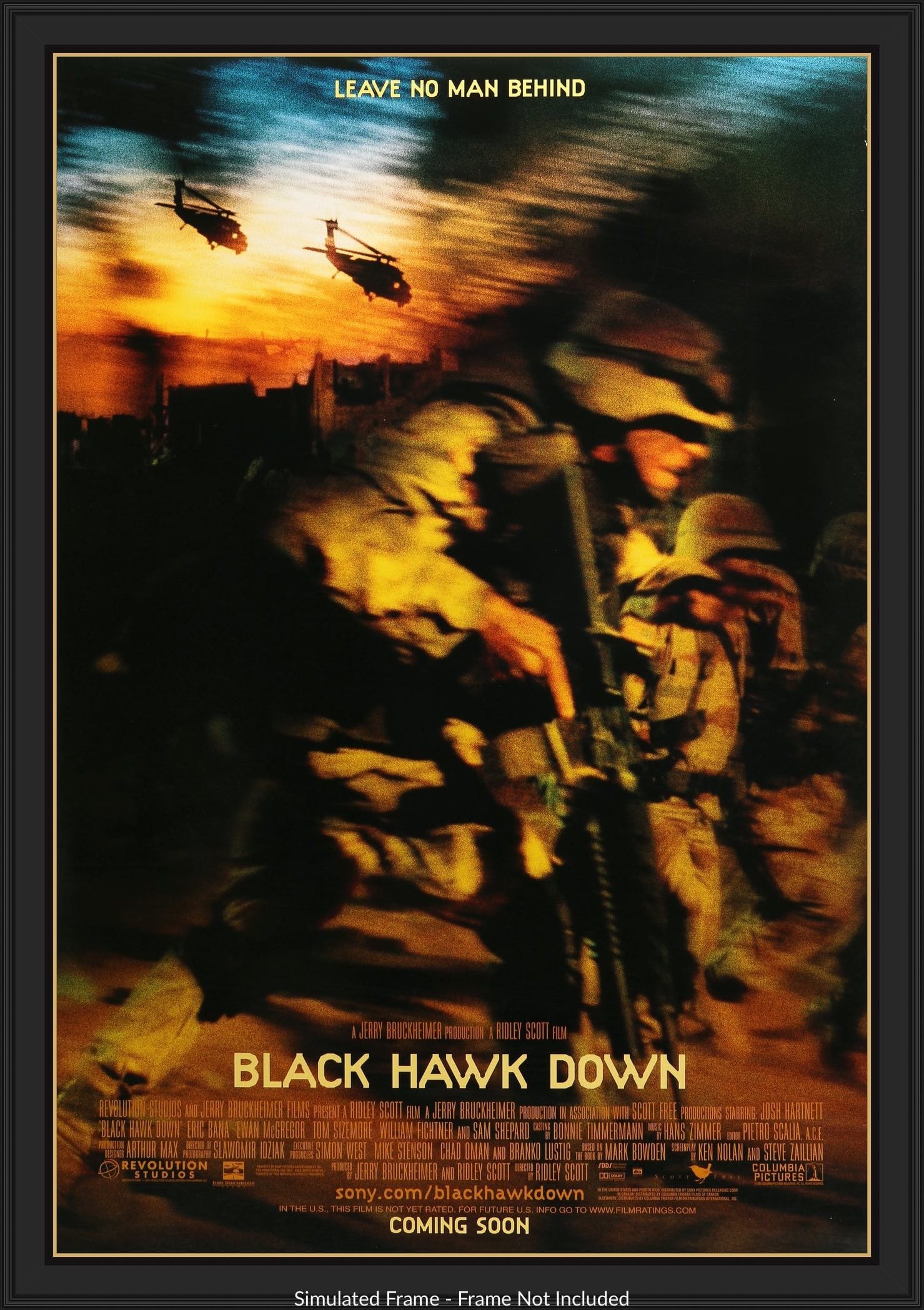 Black Hawk Down (2001) original movie poster for sale at Originalfilmart
