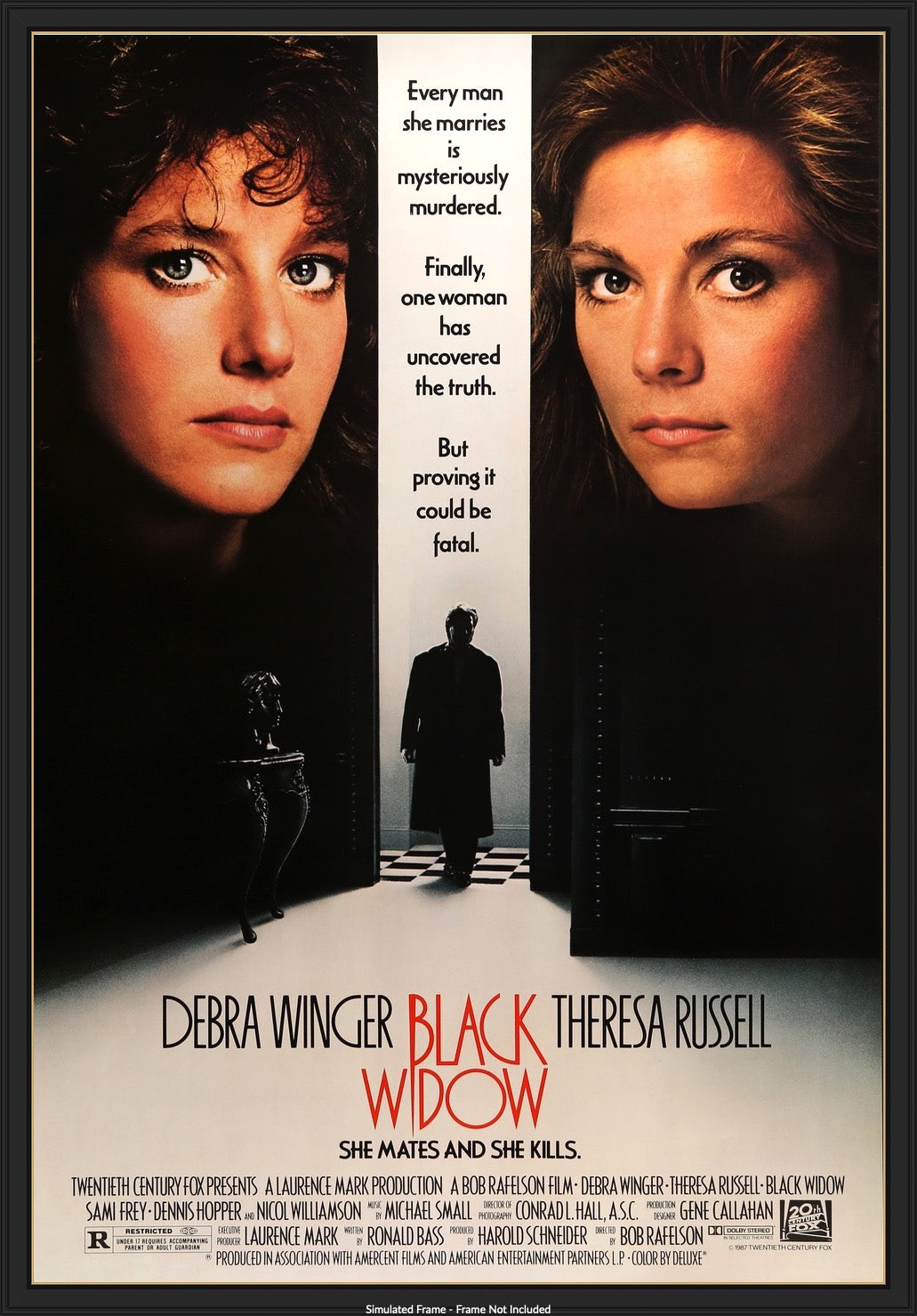 Black Widow (1987) original movie poster for sale at Originalfilmart
