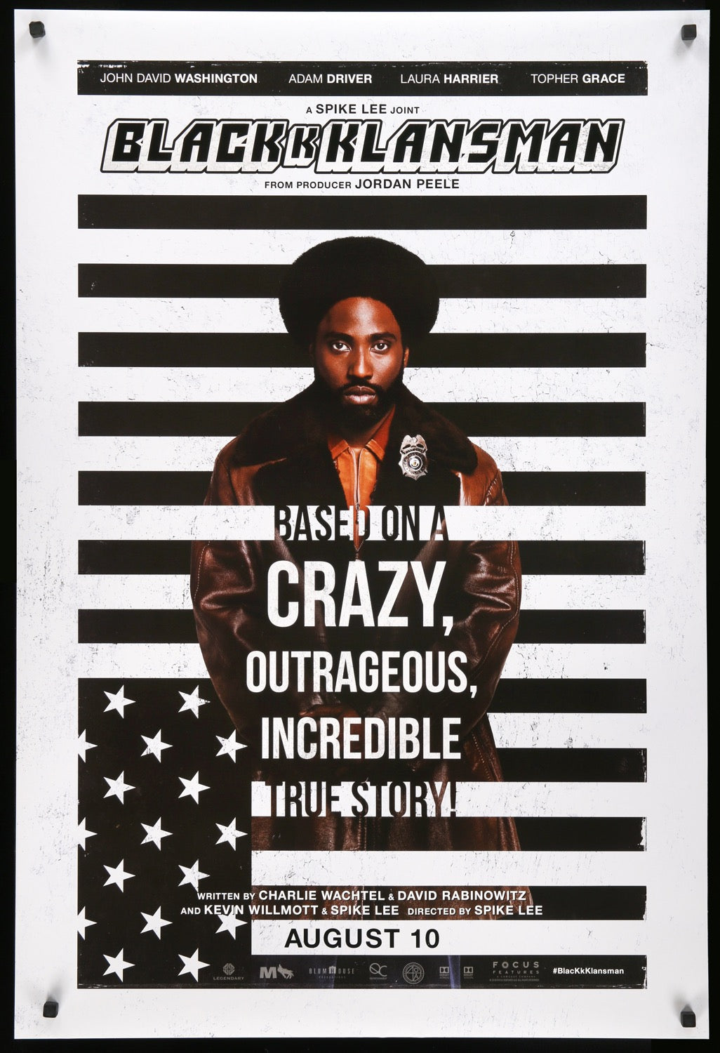 Blackkklansman (2018) original movie poster for sale at Originalfilmart