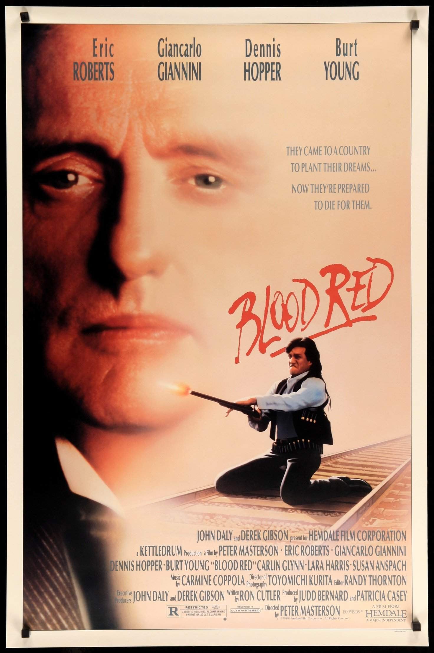 Blood Red (1989) original movie poster for sale at Originalfilmart