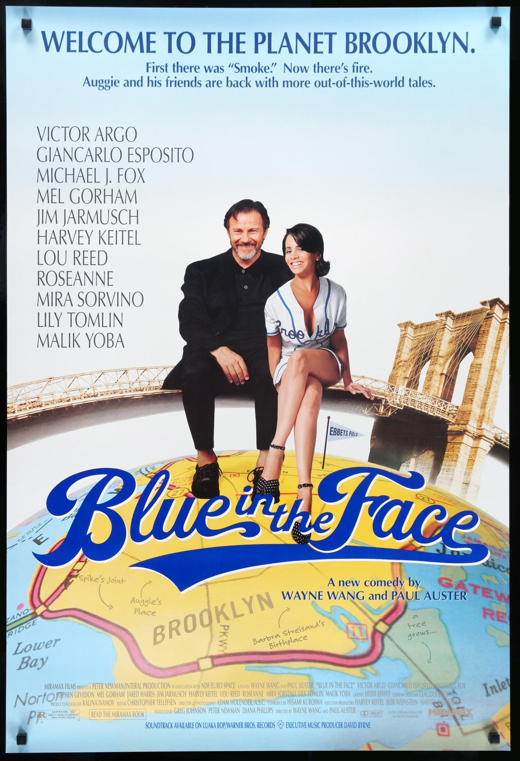 Blue in the Face (1995) original movie poster for sale at Originalfilmart