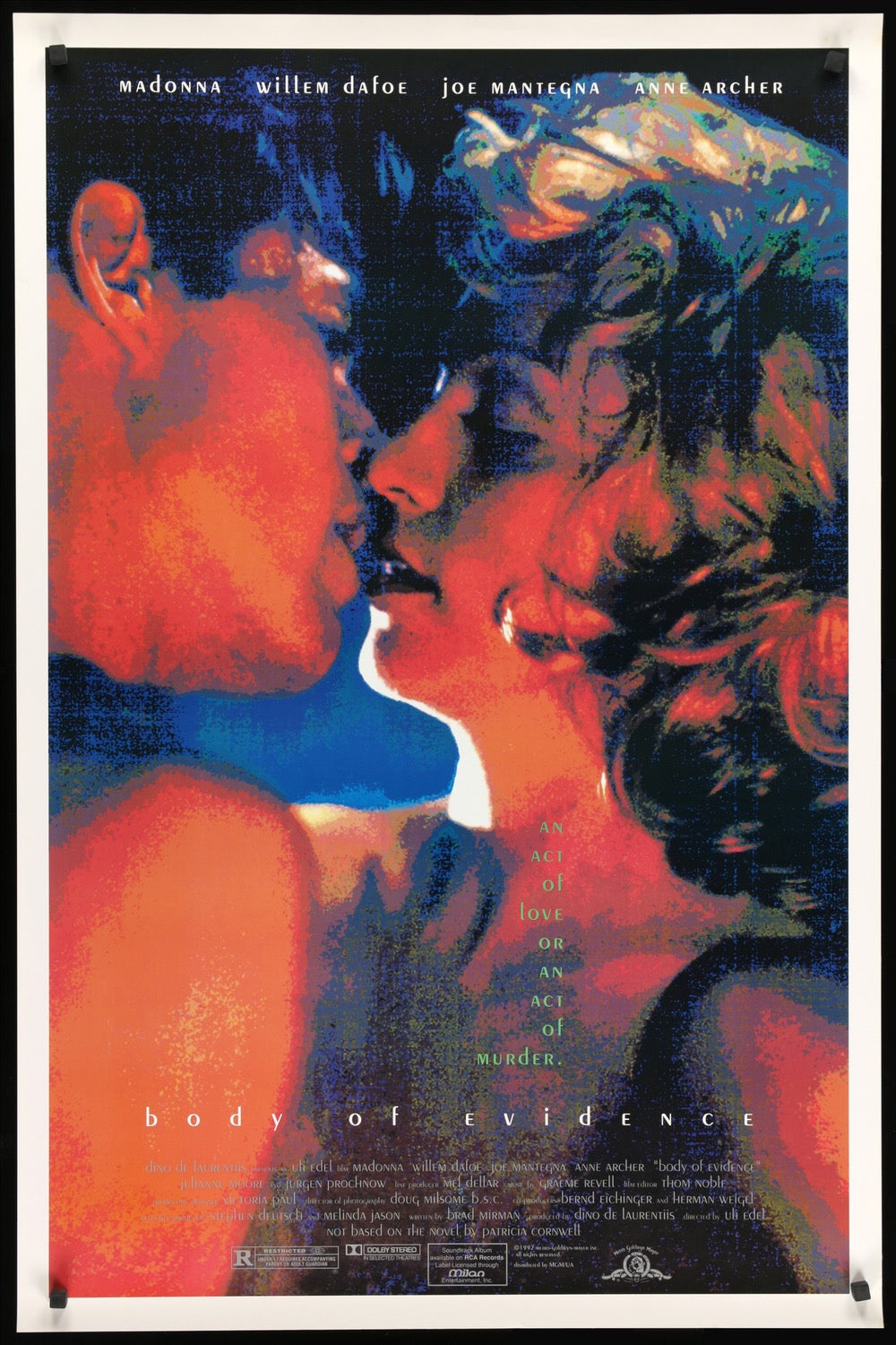 Body of Evidence (1993) original movie poster for sale at Originalfilmart