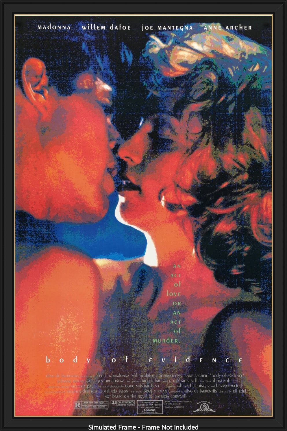 Body of Evidence (1993) original movie poster for sale at Originalfilmart