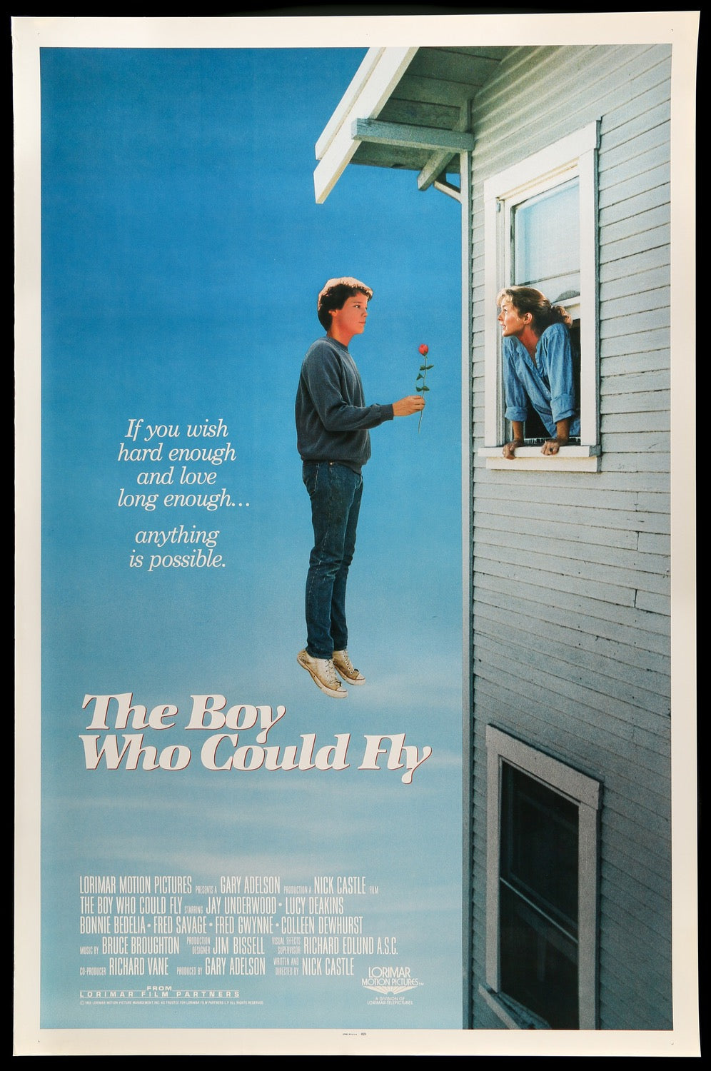 Boy Who Could Fly (1986) original movie poster for sale at Originalfilmart