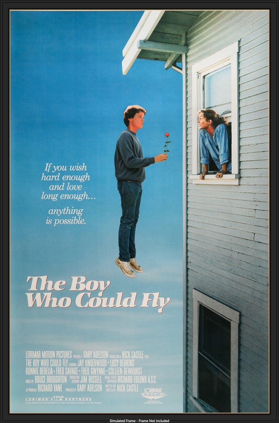 Boy Who Could Fly (1986) original movie poster for sale at Originalfilmart