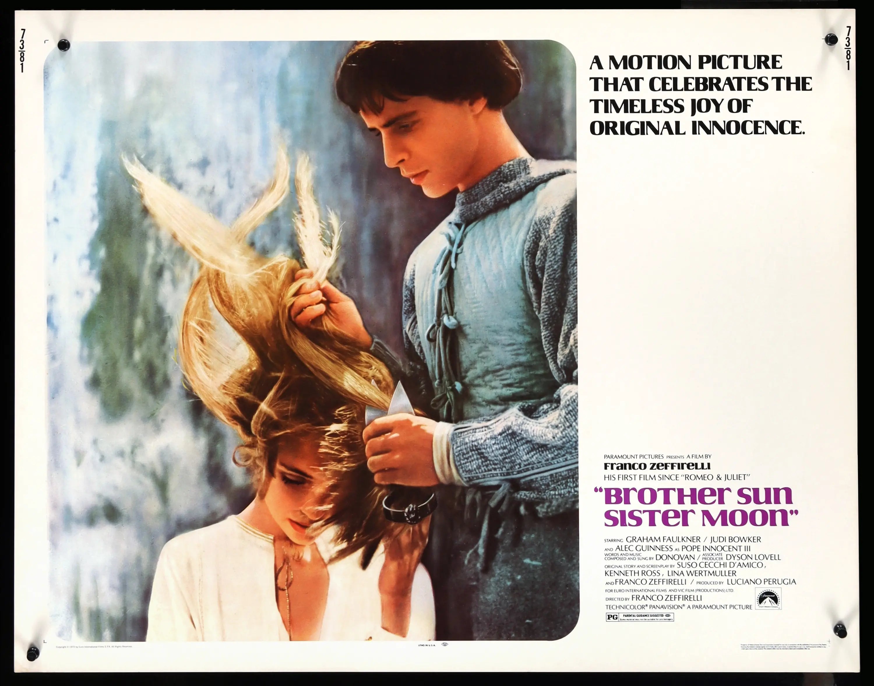 Brother Sun Sister Moon (1972) original movie poster for sale at Originalfilmart